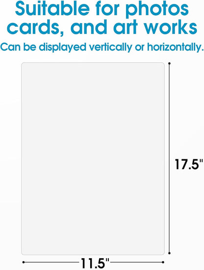 Laminating Sheets Thermal Laminate Pouches, Hold 11 X 17 Inch Sheet 25 Pack, 5 Mil Clear Laminated Pouch 11.5 X 17.5 Inch Lamination Paper for Laminator, round Corner, Home & Office