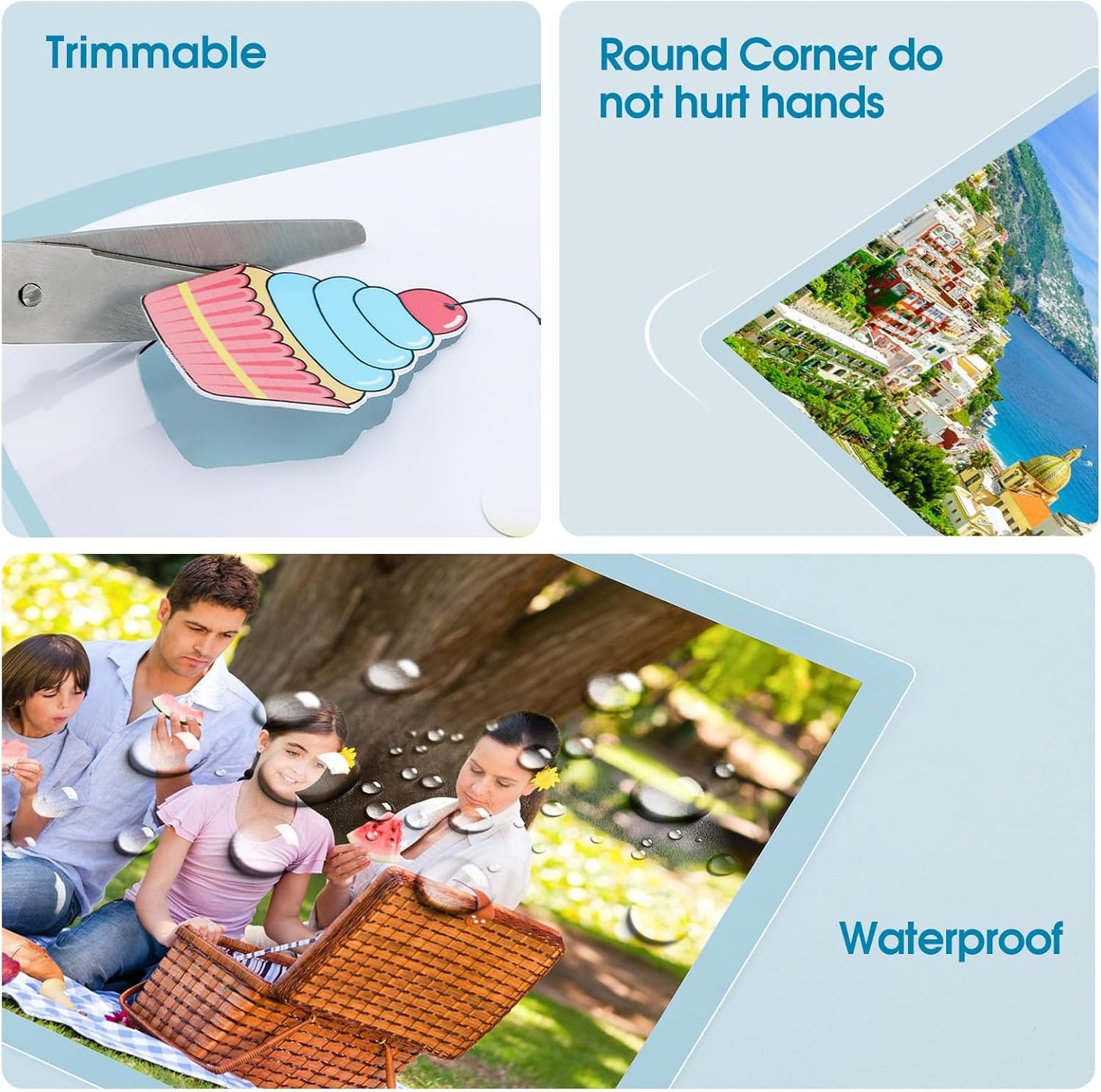 Laminating Sheets Thermal Laminate Pouches, Hold 11 X 17 Inch Sheet 25 Pack, 5 Mil Clear Laminated Pouch 11.5 X 17.5 Inch Lamination Paper for Laminator, round Corner, Home & Office